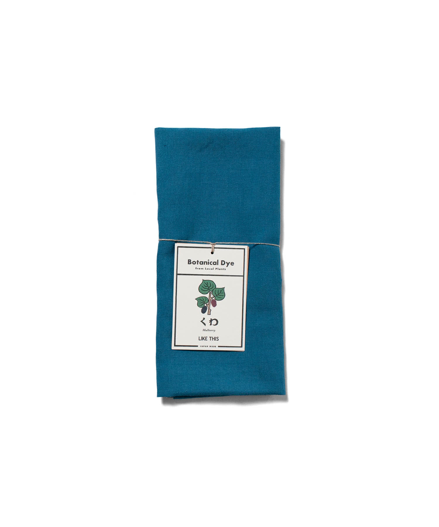 Hemp Cotton Mulberry Dye Tenugui | ヘンプオーガニックコットン 桑染め手ぬぐい | Like This Shop | 東京 | 日本製 | シャトル機 | ボタニカルダイ | 草木染め