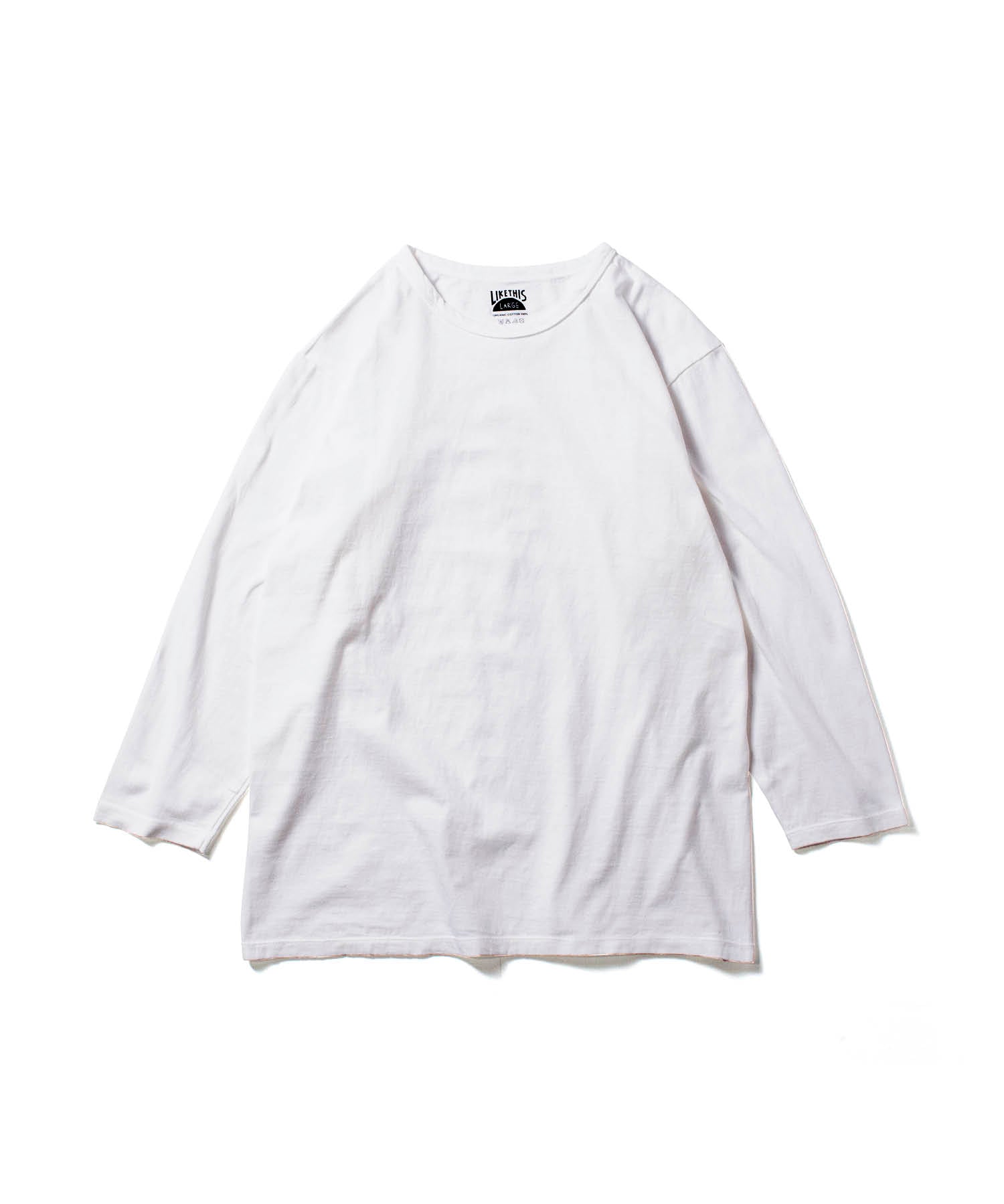 Recycle Organic Cotton 4/5 Sleeve | LIKE THIS SHOP