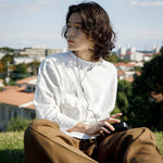 Recycle Organic Cotton 4/5 Sleeve | リサイクルオーガニックコットン 4/5スリーブ | 日本製 | 吊り編み