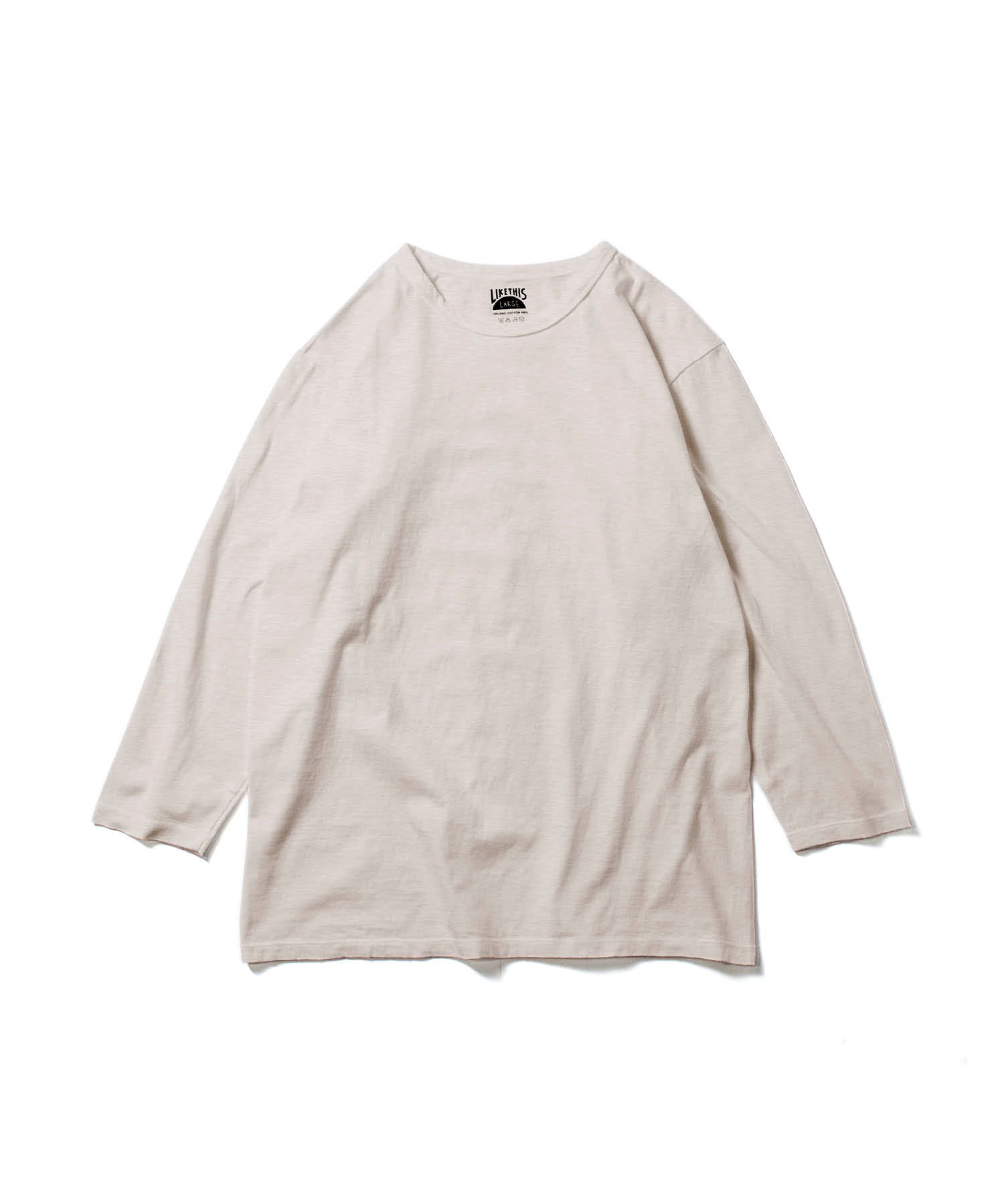 Recycle Organic Cotton 4/5 Sleeve | LIKE THIS SHOP