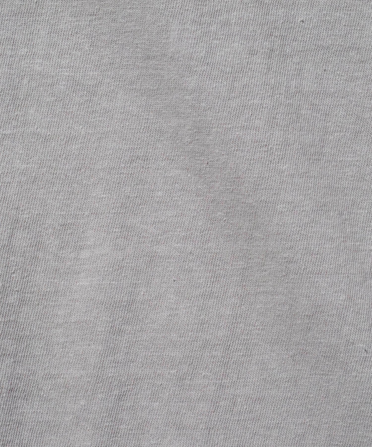 Recycle Organic Cotton Bamboo Charcoal Dye 4/5 Sleeve | リサイクルオーガニックコットン竹炭染め4/5スリーブ | 吊り編み | 草木染め