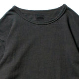 Recycle Organic Cotton Bamboo Charcoal Dye 4/5 Sleeve | リサイクルオーガニックコットン竹炭染め4/5スリーブ | 吊り編み | 草木染め