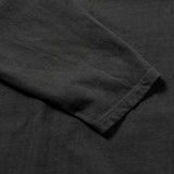 Recycle Organic Cotton Bamboo Charcoal Dye 4/5 Sleeve | リサイクルオーガニックコットン竹炭染め4/5スリーブ | 吊り編み | 草木染め