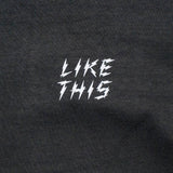 Recycle Organic Cotton Bamboo Charcoal Dye Long Sleeve - Localize It | リサイクルオーガニックコットン 竹炭染めロングスリーブ  | 眞木孝輔 | KOSUKE MAKI