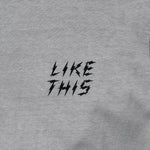 Recycle Organic Cotton Bamboo Charcoal Dye Long Sleeve - Localize It | リサイクルオーガニックコットン 竹炭染めロングスリーブ  | 眞木孝輔 | KOSUKE MAKI