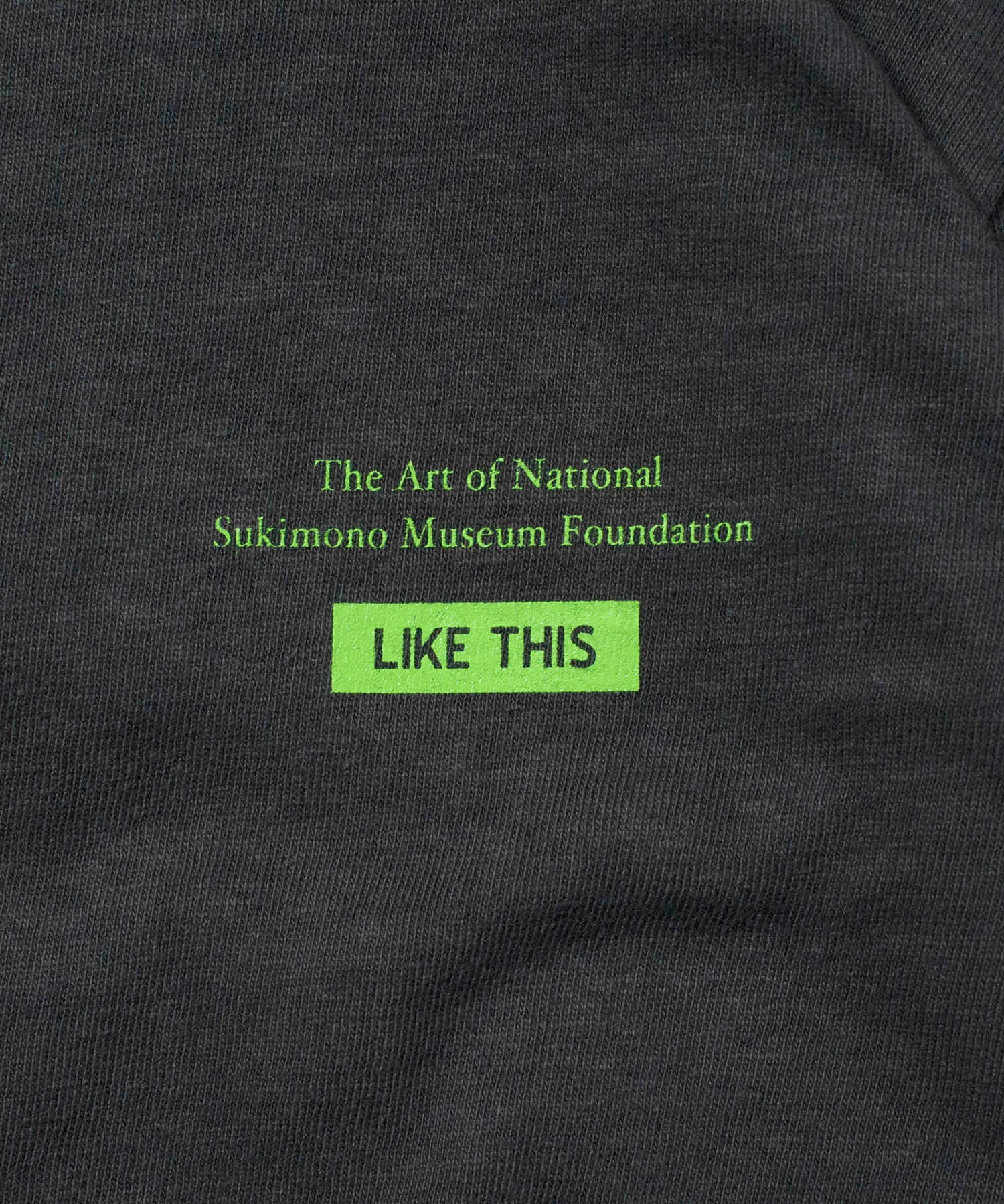 Recycle Organic Cotton Bamboo Charcoal Dye Long Sleeve - Motckun | リサイクルオーガニックコットン 竹炭染めロングスリーブ | 清水将司 | MASASHI SHIMIZU