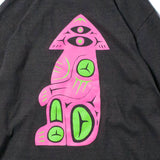 Recycle Organic Cotton Bamboo Charcoal Dye Long Sleeve - Motckun | リサイクルオーガニックコットン 竹炭染めロングスリーブ | 清水将司 | MASASHI SHIMIZU