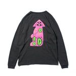 Recycle Organic Cotton Bamboo Charcoal Dye Long Sleeve - Motckun | リサイクルオーガニックコットン 竹炭染めロングスリーブ | 清水将司 | MASASHI SHIMIZU