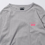 Recycle Organic Cotton Bamboo Charcoal Dye Long Sleeve - Motckun | リサイクルオーガニックコットン 竹炭染めロングスリーブ | 清水将司 | MASASHI SHIMIZU