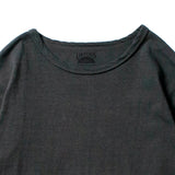 Recycle Organic Cotton Bamboo Charcoal Dye Long Sleeve | リサイクルオーガニックコットン竹炭染めロングスリーブ | 吊り編み | 草木染め