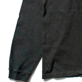 Recycle Organic Cotton Bamboo Charcoal Dye Long Sleeve | リサイクルオーガニックコットン竹炭染めロングスリーブ | 吊り編み | 草木染め