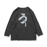 Recycle Organic Cotton Bamboo Charcoal Dye Pocket 4/5 Sleeve - Rowokaru | リサイクルオーガニックコットン竹炭染めポケット4/5スリーブ | 藤榮啓 | TORU FUJIE