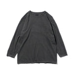 Recycle Organic Cotton Bamboo Charcoal Dye Pocket 4/5 Sleeve - Rowokaru | リサイクルオーガニックコットン竹炭染めポケット4/5スリーブ | 藤榮啓 | TORU FUJIE