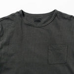 Recycle Organic Cotton Bamboo Charcoal Dye Pocket 4/5 Sleeve - Rowokaru | リサイクルオーガニックコットン竹炭染めポケット4/5スリーブ | 藤榮啓 | TORU FUJIE