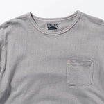 Recycle Organic Cotton Bamboo Charcoal Dye Pocket 4/5 Sleeve - Rowokaru | リサイクルオーガニックコットン竹炭染めポケット4/5スリーブ | 藤榮啓 | TORU FUJIE
