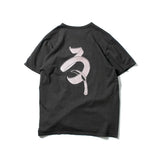 Recycle Organic Cotton Bamboo Charcoal Dye Pocket Tee - Rowokaru | リサイクルオーガニックコットン 竹炭染めポケットTシャツ | ボタニカルダイ | 草木染め