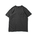 Recycle Organic Cotton Bamboo Charcoal Dye Pocket Tee - Rowokaru | リサイクルオーガニックコットン 竹炭染めポケットTシャツ | ボタニカルダイ | 草木染め