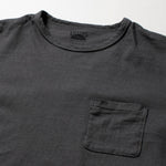 Recycle Organic Cotton Bamboo Charcoal Dye Pocket Tee - Rowokaru | リサイクルオーガニックコットン 竹炭染めポケットTシャツ | ボタニカルダイ | 草木染め