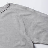 Recycle Organic Cotton Bamboo Charcoal Dye Raglan Sleeve | リサイクルオーガニックコットン竹炭染めラグランスリーブ | 吊り編み | 草木染め