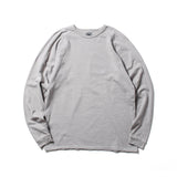 Recycle Organic Cotton Bamboo Charcoal Dye Raglan Sleeve | リサイクルオーガニックコットン竹炭染めラグランスリーブ | 吊り編み | 草木染め