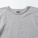 Recycle Organic Cotton Bamboo Charcoal Dye Raglan Sleeve | リサイクルオーガニックコットン竹炭染めラグランスリーブ | 吊り編み | 草木染め