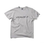 Recycle Organic Cotton Bamboo Charcoal Dye Tee - Localize It | リサイクルオーガニックコットン 竹炭染めTシャツ | KOSUKE MAKI