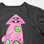 Recycle Organic Cotton Bamboo Charcoal Dye Tee - Motckun | リサイクルオーガニックコットン 竹炭染めTシャツ | ボタニカルダイ | 草木染め | MASASHI SHIMIZU