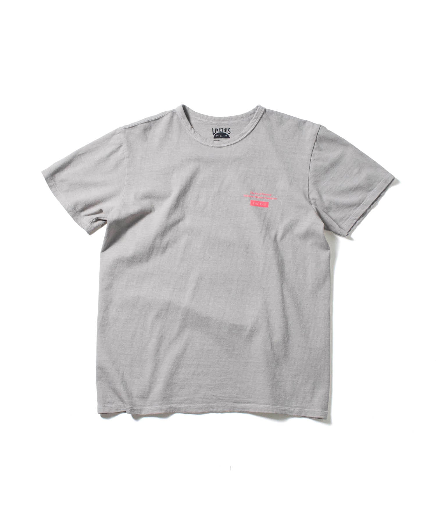 Recycle Organic Cotton Bamboo Charcoal Dye Tee - Motckun | リサイクルオーガニックコットン 竹炭染めTシャツ | ボタニカルダイ | 草木染め | MASASHI SHIMIZU