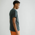 Recycle Organic Cotton Bamboo Charcoal Dye Tee | リサイクルオーガニックコットン 竹炭染めTシャツ | ボタニカルダイ | 草木染め