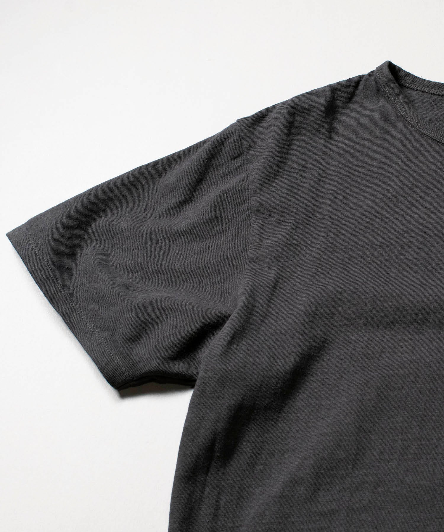 Recycle Organic Cotton Bamboo Charcoal Dye Tee | リサイクルオーガニックコットン 竹炭染めTシャツ | ボタニカルダイ | 草木染め