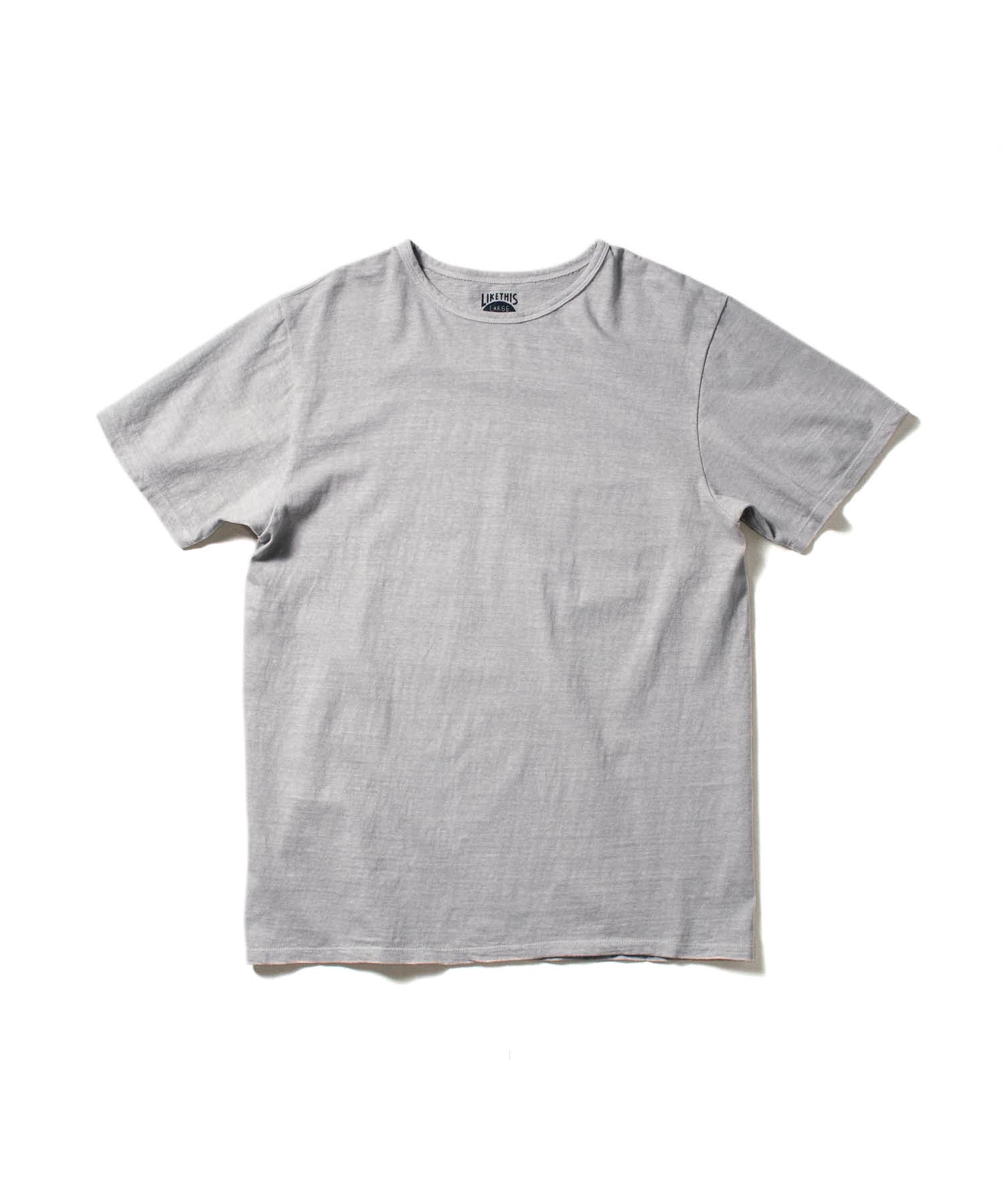 Recycle Organic Cotton Bamboo Charcoal Dye Tee | リサイクルオーガニックコットン 竹炭染めTシャツ | ボタニカルダイ | 草木染め