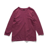 Recycle Organic Cotton Bayberry Dye 4/5 Sleeve | リサイクルオーガニックコットンヤマモモ染め4/5スリーブ | 吊り編み | 草木染め