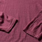 Recycle Organic Cotton Bayberry Dye 4/5 Sleeve | リサイクルオーガニックコットンヤマモモ染め4/5スリーブ | 吊り編み | 草木染め