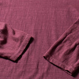 Recycle Organic Cotton Bayberry Dye 4/5 Sleeve | リサイクルオーガニックコットンヤマモモ染め4/5スリーブ | 吊り編み | 草木染め