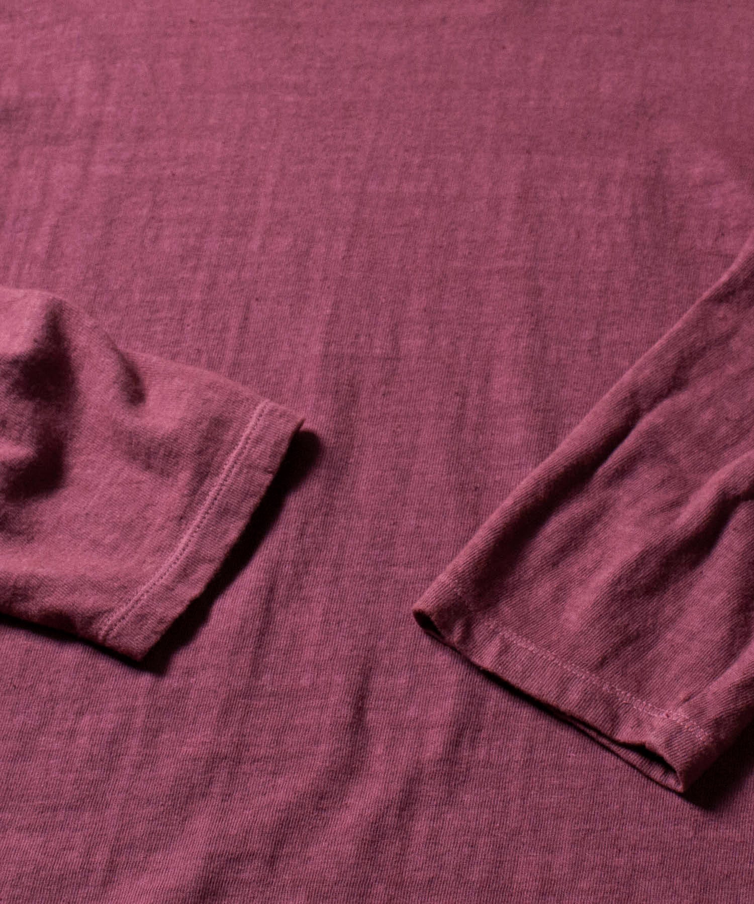 Recycle Organic Cotton Bayberry Dye 4/5 Sleeve | リサイクルオーガニックコットンヤマモモ染め4/5スリーブ | 吊り編み | 草木染め