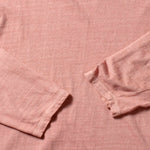 Recycle Organic Cotton Bayberry Dye 4/5 Sleeve | リサイクルオーガニックコットンヤマモモ染め4/5スリーブ | 吊り編み | 草木染め