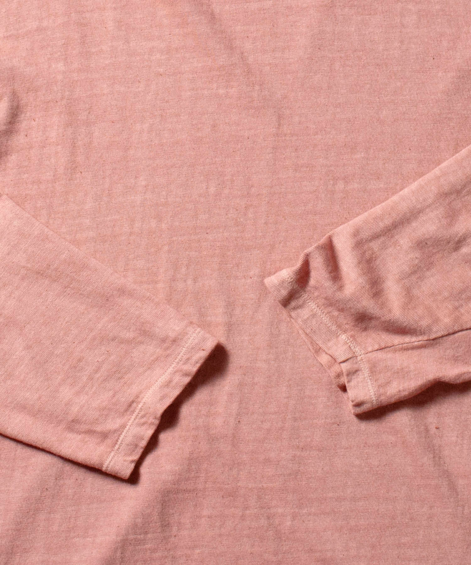 Recycle Organic Cotton Bayberry Dye 4/5 Sleeve | リサイクルオーガニックコットンヤマモモ染め4/5スリーブ | 吊り編み | 草木染め