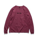 Recycle Organic Cotton Bayberry Dye Long Sleeve - Mummy Pappy | リサイクルオーガニックコットン ヤマモモ染めロングスリーブ | 清水将司 | MASASHI SHIMIZU