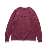 Recycle Organic Cotton Bayberry Dye Long Sleeve - Mummy Pappy | リサイクルオーガニックコットン ヤマモモ染めロングスリーブ | 清水将司 | MASASHI SHIMIZU