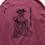 Recycle Organic Cotton Bayberry Dye Long Sleeve - Mummy Pappy | リサイクルオーガニックコットン ヤマモモ染めロングスリーブ | 清水将司 | MASASHI SHIMIZU