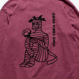 Recycle Organic Cotton Bayberry Dye Long Sleeve - Mummy Pappy | リサイクルオーガニックコットン ヤマモモ染めロングスリーブ | 清水将司 | MASASHI SHIMIZU