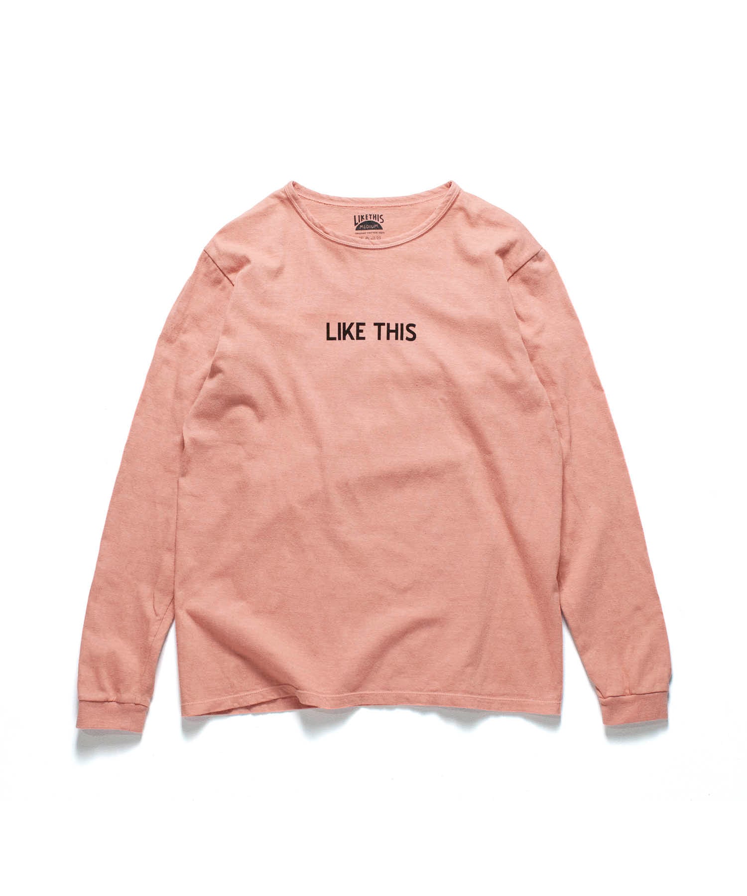 Recycle Organic Cotton Bayberry Dye Long Sleeve - Mummy Pappy | リサイクルオーガニックコットン ヤマモモ染めロングスリーブ | 清水将司 | MASASHI SHIMIZU