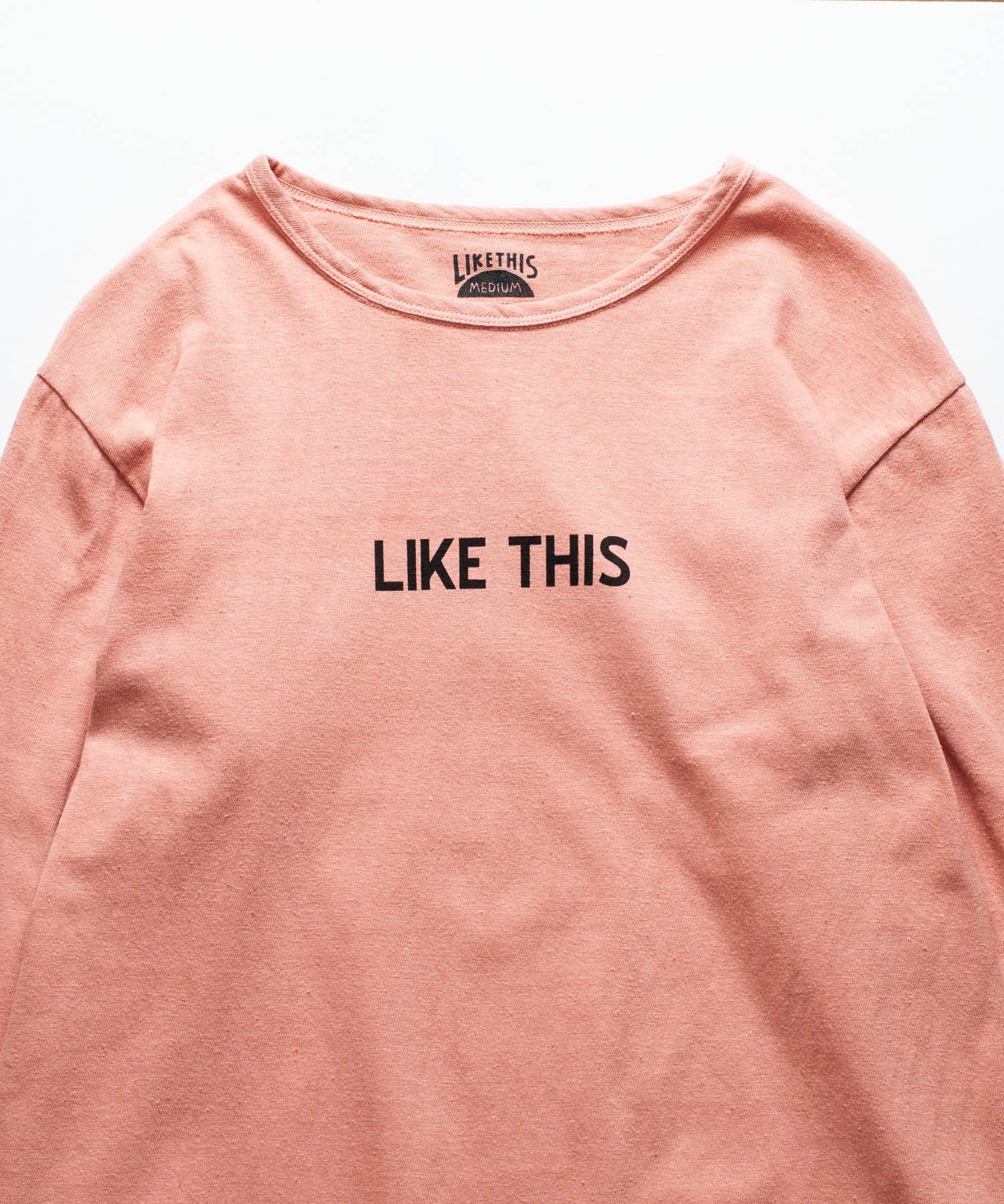 Recycle Organic Cotton Bayberry Dye Long Sleeve - Mummy Pappy | リサイクルオーガニックコットン ヤマモモ染めロングスリーブ | 清水将司 | MASASHI SHIMIZU