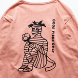 Recycle Organic Cotton Bayberry Dye Long Sleeve - Mummy Pappy | リサイクルオーガニックコットン ヤマモモ染めロングスリーブ | 清水将司 | MASASHI SHIMIZU