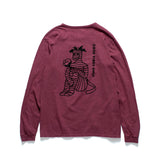 Recycle Organic Cotton Bayberry Dye Long Sleeve - Mummy Pappy | リサイクルオーガニックコットン ヤマモモ染めロングスリーブ | 清水将司 | MASASHI SHIMIZU