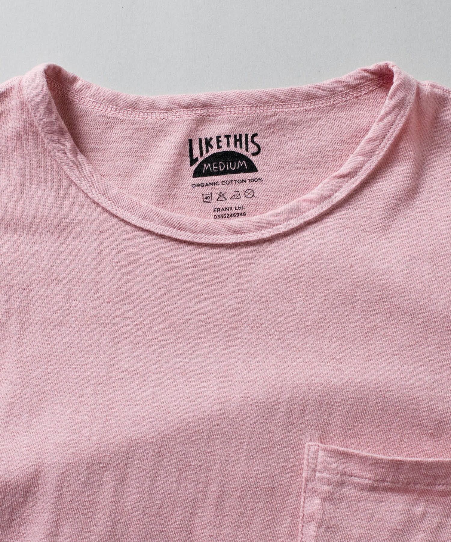 Recycle Organic Cotton Bayberry Dye Pocket Tee | リサイクルオーガニックコットン ヤマモモ染めポケットTシャツ | ボタニカルダイ | 草木染め