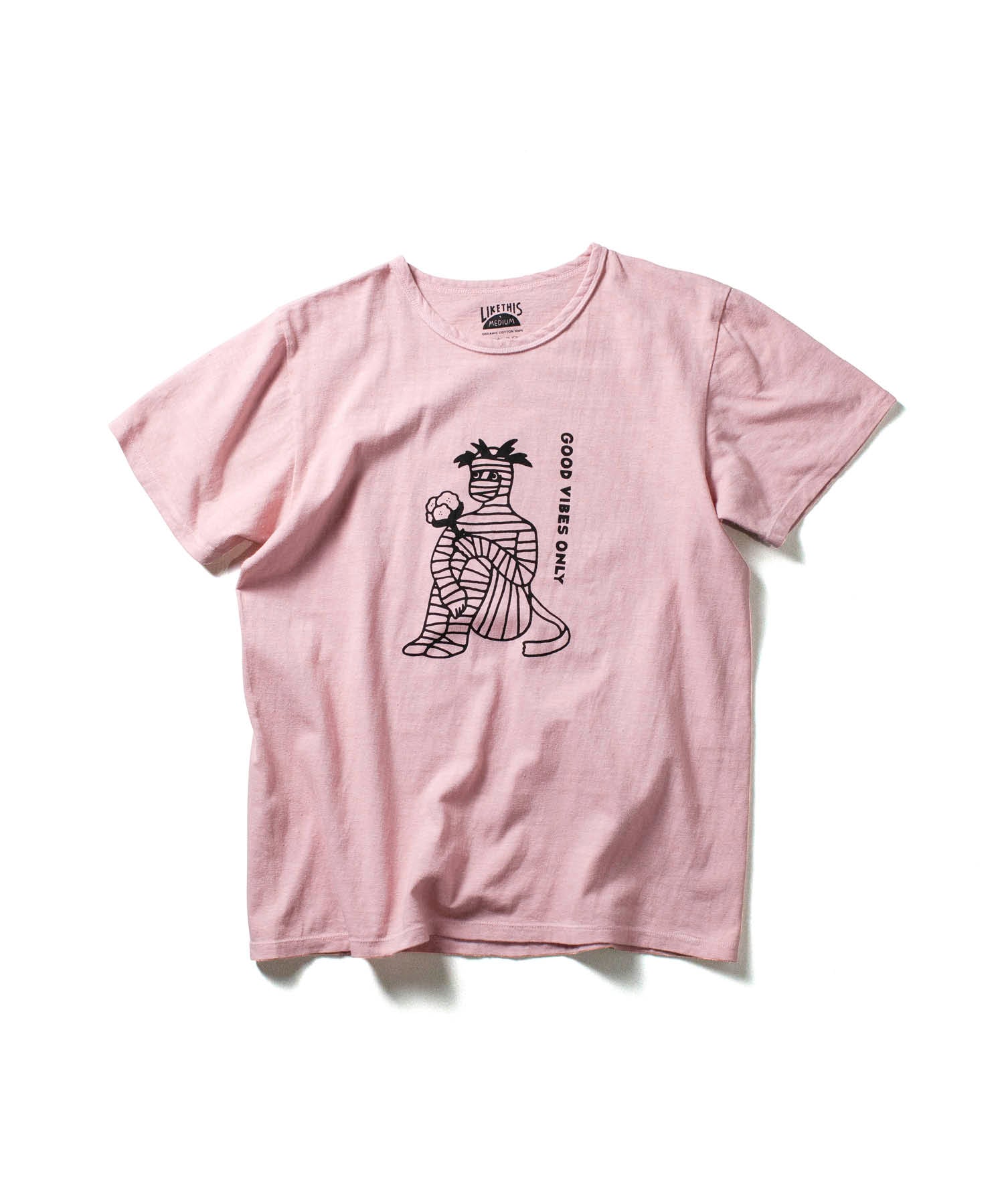 Recycle Organic Cotton Bayberry Dye Tee - Mummy Pappy | リサイクルオーガニックコットン ヤマモモ染めTシャツ | ボタニカルダイ | 草木染め | 清水将司 | MASASHI SHIMIZU