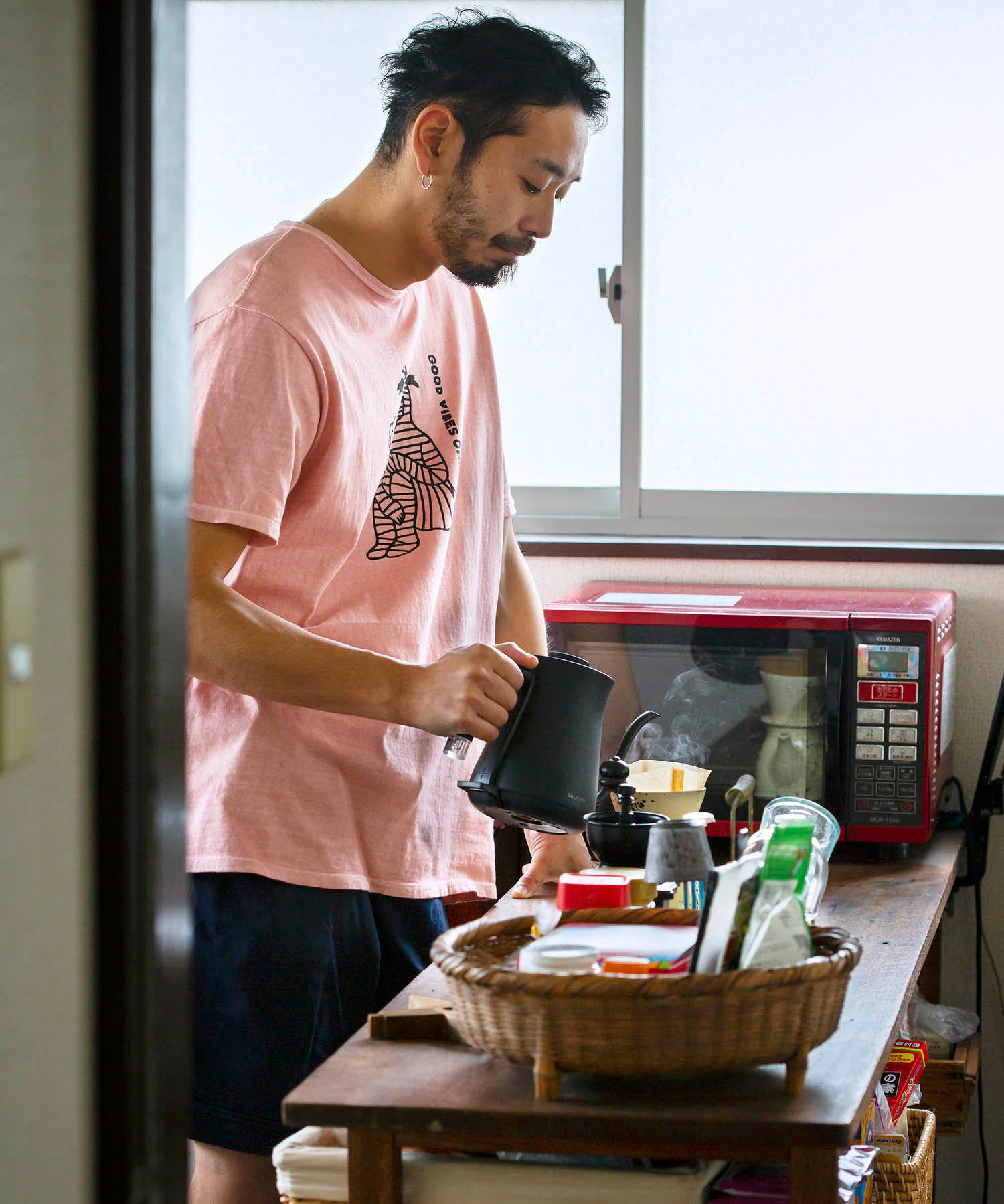 Recycle Organic Cotton Bayberry Dye Tee - Mummy Pappy | リサイクルオーガニックコットン ヤマモモ染めTシャツ | ボタニカルダイ | 草木染め | 清水将司 | MASASHI SHIMIZU