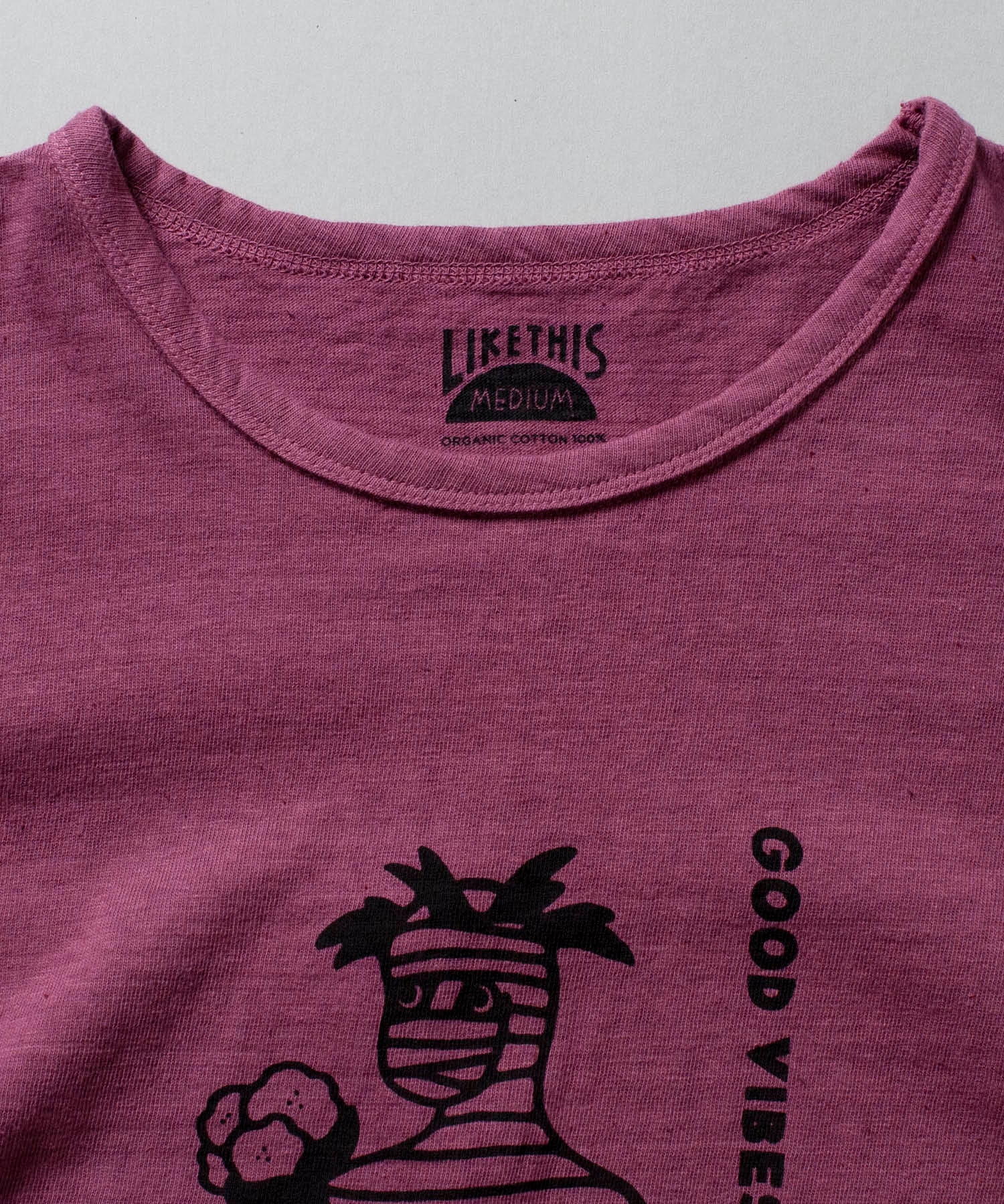 Recycle Organic Cotton Bayberry Dye Tee - Mummy Pappy | リサイクルオーガニックコットン ヤマモモ染めTシャツ | ボタニカルダイ | 草木染め | 清水将司 | MASASHI SHIMIZU