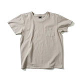 Recycle Organic Cotton Camphor Tree Dye Pocket Tee | リサイクルオーガニックコットン クスノキ染めポケットTシャツ | ボタニカルダイ | 草木染め